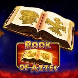 Logo of Book of Aztec from Amatic Industries at Baxterbet Casino