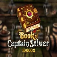 Book of Captain Silver slot logo by All41 Studios at Baxterbet CasinoBook of Captain Silver