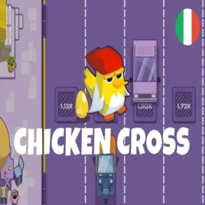 Chicken Cross slot logo by Upgaming at Baxterbet Casino