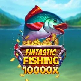 Fintastic Fishing slot logo by Foxium at Baxterbet CasinoFintastic Fishing