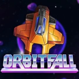 Logo of Orbitfall from ELK Studios at Baxterbet Casino