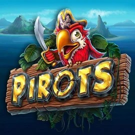 Pirots slot logo by ELK Studios at Baxterbet CasinoPirots